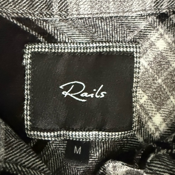 Rails Black and White Plaid Mini Dress - Picture 7 of 11